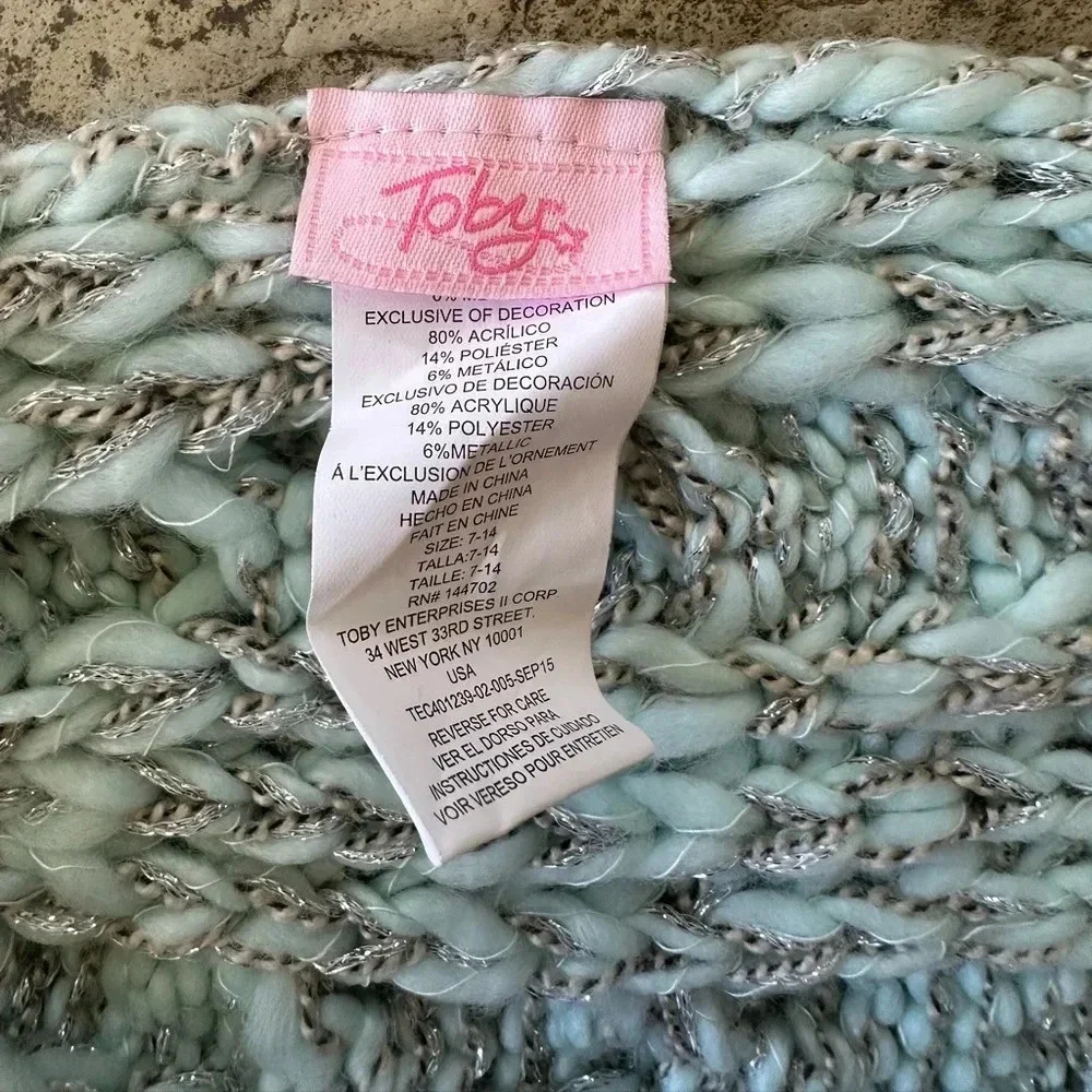 Toby Matching Scarf with Gloves Mittens Girl Youth Size
